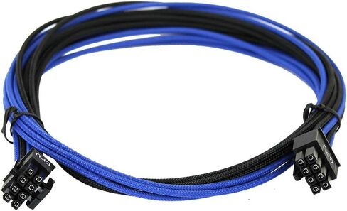 EVGA Black & Light Blue 550-650 G2/G3/G5/G6/G7/GA/G+/GM/P2/P3/P5/P6/P+/T2 Power Supply Cable Set, Individually Sleeved (100-G2-06KL-B9) in Saudi Arabia