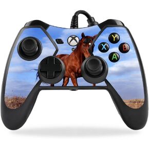 MightySkins Skin Compatible with PowerA Pro Ex Xbox One Controller case wrap Cover Sticker Skins Horse
