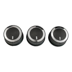 84793085 Climate AC Heater Control Knob Compatible with Chevy Express GMC Savana 1500 2500 3500 Van Replacement for 84141127 (Pack of 3)