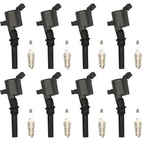 DRIVESTAR DG508 Ignition Coil Pack Iridium Spark Plug for Ford F150 Explorer Explorer Mustang for Mercury Grand Marquis for Lincoln Town Car 5.4L V8