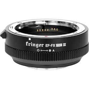 محول عدسة التركيز التلقائي Fringer EF-FX PRO III فتحة إلكترونية مدمجة متوافقة مع عدسة Canon EOS Sigma Tamron EF Series لكاميرا Fujifilm All X-Series X-T5 X-T4 X-T3 XH2S X-S20 X-T30II in Kuwait