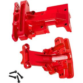 Front Rear Upper Gearbox Covers Upgrades Part for 1/5 X-MAXX 8S 1/6 XRT,Aluminum Front Rear Upper Gearbox Covers Hops up,Black