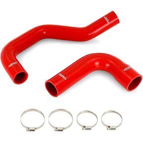 Silicone Radiator Hose Kit Compatible With Dodge 5.9L Cummins 1991-1993, Red