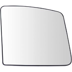 TRQ Exterior Mirror Glass w/Backing Plate LH Driver Side for Nissan NV Van S