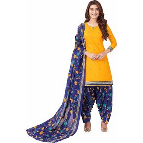 Miraan Women's Cotton Printed Readymade Salwar Suit