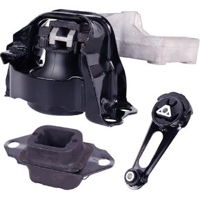 Engine Motor Mounts Set - Compatible with 2012-2017 Nissan Versa 1.6L 2014-2017 Nissan Versa Note 1.6L A4361 A7368 A7369 Set of 3
