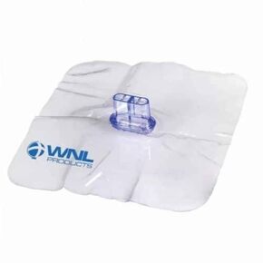 WNL Products WL4921 CPR Shield with One-Way Valve, CPR Emergency Face Shield Barrier with Bite Block for First Aid or CPR AED Training - 10 Pack