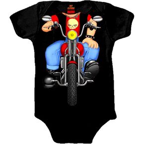 Hot Leathers Headless Boy Biker Onesie