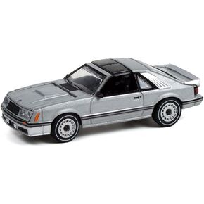 Greenlight 13310-D GreenLight Muscle Series 26-1982 Mustang GT - Silver Metallic 1:64 Scale Diecast