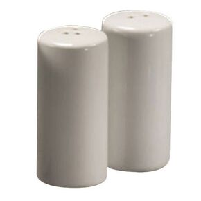 American Metalcraft Round Ceramic Salt & Pepper Shakers (Set of 2)