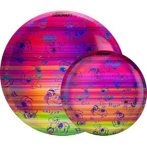 Discraft Full Foil Swarm Buzzz with Matching Mini – Disc Golf Set | Midrange & Mini | ESP | Supercolor | 170 – 177+ Grams