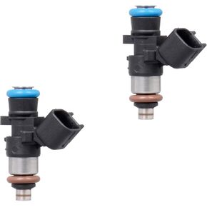 Fuel Injector 4 Holes Compatible with Polaris ACE RZR 570 900 Ranger Crew 570 900 Ranger XP 900 Sportsman 450 570 Replaces OE 0280158258 2521068 (Set of 2)
