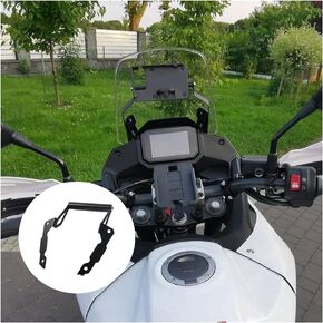 Motorcycle Navigation GPS Bar Mount Bracket for H-onda XL750 Transalp 2023-2024 12mm 22mm Expansion Crossbar Mobile Phone Stand Holder Support XL 750 xl750 Transalp Accessories, Black