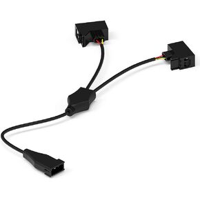 Switchback Turn Signal Y Splitter Adapter Compatible with 07-18 Wrangler JK