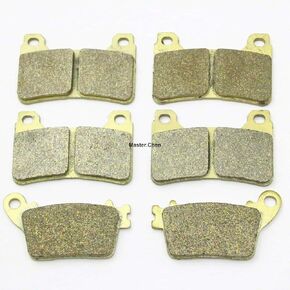 Master Chen Front Rear Brake Pads Brakes for Honda CBR600 RR RRA 2007-2016 - CBR1000RR 2006-2016 - CBR 600 1000 RA9 ABS 2009-2016 FA390F FA436R MC0085