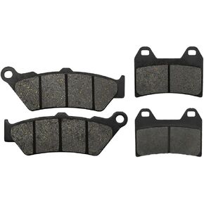 Road Passion Brake Pads Front and Rear for VICTORY V92C All Models Single Front Rotor 1998-2003 / King Pin/King Pin Tour 2004-2007