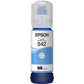 EPSON 542 EcoTank Ink Ultra-high Capacity Bottle Cyan (T542220-S) Works with EcoTank Pro ET-5150, ET-5170, ET-5180, ET-5800, ET-5850, ET-5880, ET-16600, ET-16650