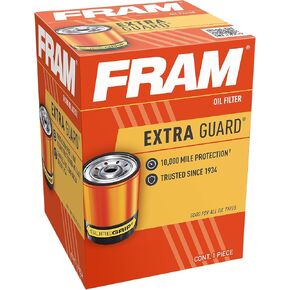 FRAM Extra Guard PH5343, 10K Mile Change Interval Spin-On Oil Filter