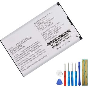 New Replacement Battery Li3720T42P3h704572 Compatible with ZTE MF910 4G LTE MF91 MF90 MF90C MF91D 2000MAH with Tools