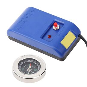 Watch Demagnetizer, Watch Repair Degausser Compass Set, 110V 220V Watch Electrical Demagnetise Demagnetizer Tools for Watch Repair Degausser (US Plug)