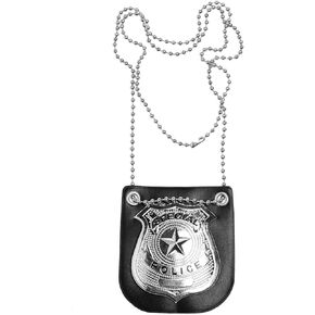 Joy Join Kids Police dress up Accessories Pretend Play Special Police Badge with Chain
