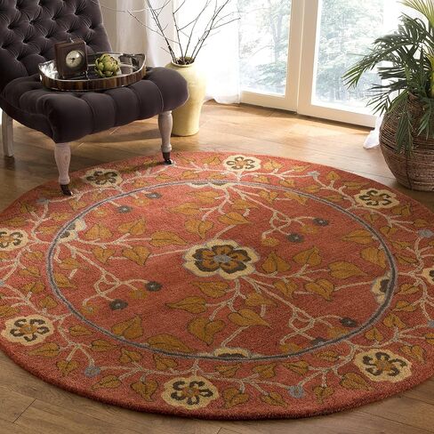 SAFAVIEH Heritage Collection 3' x 5' Red / Multi HG407A Handmade Traditional Oriental Premium Wool Area Rug in Saudi Arabia