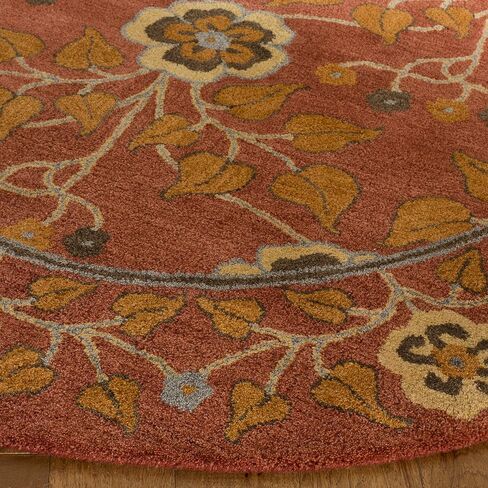 SAFAVIEH Heritage Collection 3' x 5' Red / Multi HG407A Handmade Traditional Oriental Premium Wool Area Rug in Saudi Arabia
