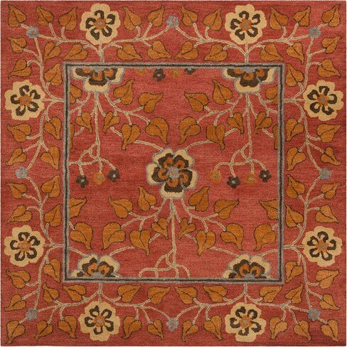 SAFAVIEH Heritage Collection 3' x 5' Red / Multi HG407A Handmade Traditional Oriental Premium Wool Area Rug in Saudi Arabia