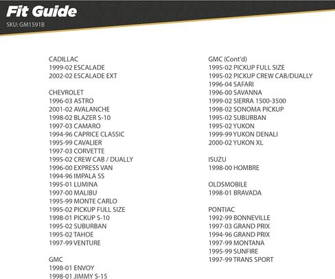 Scosche GM1591B Single DIN Radio Installation Dash Kit Compatible with Select 1992-04 General Motors Vehicles - GM - See Fit Guide in Images to Verify Your Vehicle in Saudi Arabia