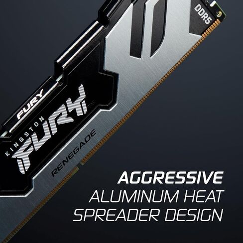 Kingston FURY Renegade 32GB (2x16GB) 7200MT/s DDR5 CL38 DIMM Desktop Memory (Kit of 2) | Intel XMP 3.0 | Overclocking Stability | KF572C38RSK2-32 in Saudi Arabia