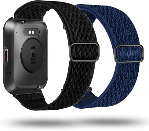 Elastic Watch Band Compatible with ENOMIR ID208BT 1.7 inches smartwatch, Stretchy Nylon Sport Loop Replacement for Women Men in Saudi Arabia