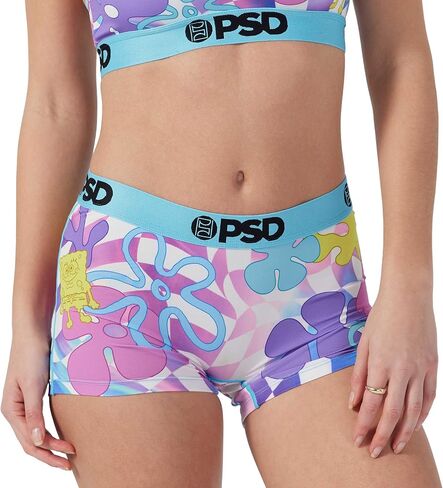 PSD Women's Sb Neon Check Boy Shorts, Multi, XS in Saudi Arabia