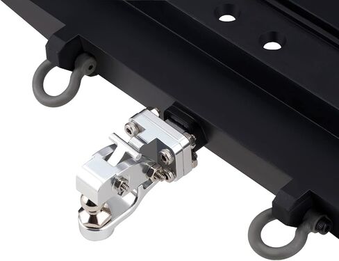 DJX CNC الألومنيوم سحب مقطورة هوك وصلة استقبال ل 1:10 RC الزاحف سيارة Traxxas TRX4 محوري SCX10 90046 90047 (أحمر) in Kuwait