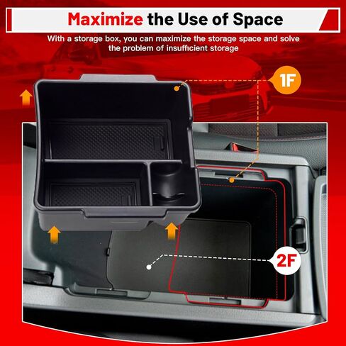 صينية تنظيم وحدة التحكم المركزية متوافقة مع Ho-nda Civic 2022-2024، ملحقات داخلية لصندوق تخزين مسند الذراع، عبوة من قطعة واحدة in Kuwait