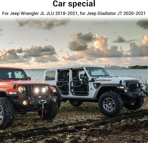 Voodonala for Jeep JL Windshield Sunshade Window Sun Shade Sun Visor Shade Panel for 2018-2024+Jeep Wrangler JL JLU 2/4 Door Gladiator JT 4xe Foldable Sun Shield Upgrade Cover Block Heat UV Rays in Saudi Arabia