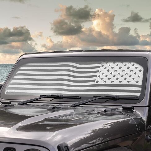 Voodonala for Jeep JL Windshield Sunshade Window Sun Shade Sun Visor Shade Panel for 2018-2024+Jeep Wrangler JL JLU 2/4 Door Gladiator JT 4xe Foldable Sun Shield Upgrade Cover Block Heat UV Rays in Saudi Arabia