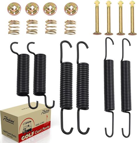 Roykaw Brake Shoes Springs Repair Kit Compatible with EZGO TXT 1991-up & Yamaha G14/G16/G19/G20/G21/G22 Gas and Electric Golf Cart Models Replaces OEM # 27944-G01 JG5819G-00 in Saudi Arabia