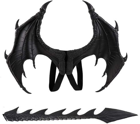 MMOO Pu Foam Dragon Wings Parties Cosplay Pretend Play Dress Up Wings in Saudi Arabia