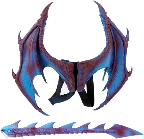 MMOO Pu Foam Dragon Wings Parties Cosplay Pretend Play Dress Up Wings in Saudi Arabia