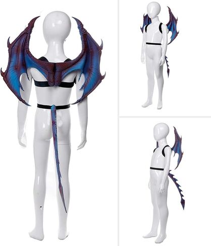 MMOO Pu Foam Dragon Wings Parties Cosplay Pretend Play Dress Up Wings in Saudi Arabia