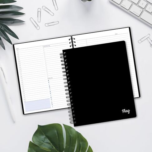 Daily Planner Undated, 8.5" X 11" To Do List Notebooks for Work Organization With Hourly Schedule, Action Items and Follow-up, Work Business Undated Planner For Office Productivity 200 Pages & 120 Gsm in Saudi Arabia