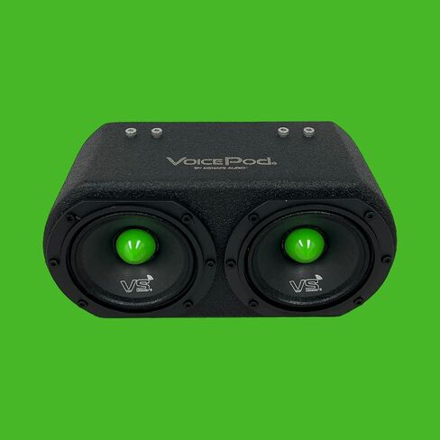 Menace AUDIO VOICEPOD ثنائي النطاق متوسط ​​المدى مقاس 4 بوصات - أخضر in Kuwait