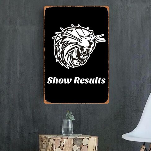 تحذير من علامة معدنية عتيقة من UOAIUDT! Bigfoot Country Bigfoot ملصق تين تسجيل ريترو لوحة المنزل المرآب رجل الكهف حديقة هدية لديكور الحائط 12x16 بوصة in Kuwait