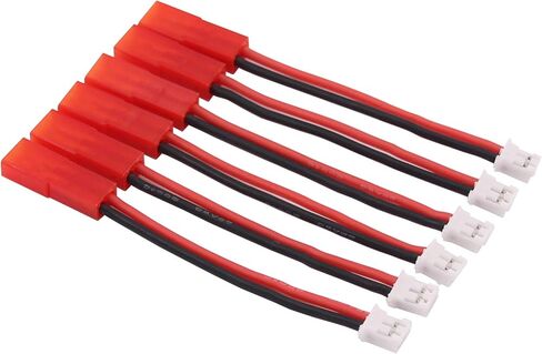 6pcs JST to PH 2P for E-Flite 120 SR to Blade mCP-X (Ultra Micro) Lipo Battery Adapter Cables(C166-6) in Saudi Arabia