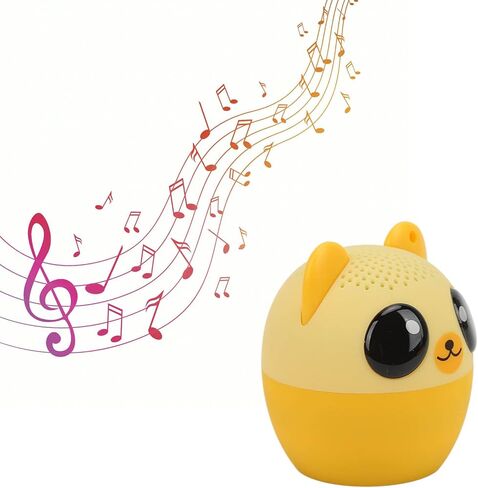 Pet Mini Bluetooth Speaker, 3W Audio Driver Animals Wireless Speakers with Selfie Function for Kids, Cute Animal Wireless Speaker for Powerful Rich Room Filling Sound (Bear) in Saudi Arabia