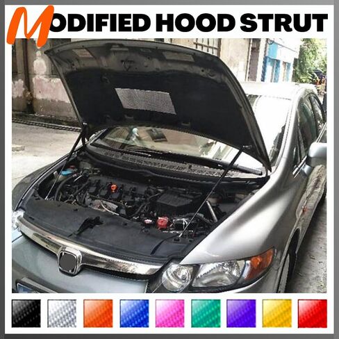 Front Hood Struts Compatible with Honda Civic 8th 2005-2012 Shock Lift Supports Bonnet Gas Dampers Springs Kit No-Drill Bolt-on in Saudi Arabia