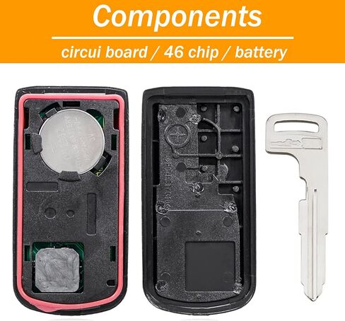 TOP-VIGOR Remote Car Key Fob 315Mhz Compatible with Mitsubishi Outlander Lancer Mirage 2008 2009 2010 2011 2012 2013 2014 2015 2016 2017 2018 2019 2020, ID46/7952 Chip 3 Button Key Fob OUC644M-KEY-N in Saudi Arabia