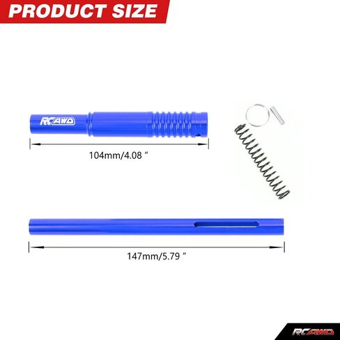 Center Driveshaft Set Aluminium for Arrma Big Rock Senton Vorteks Granite Typhon 3S BLX Mega 550 Upgrade Parts (Dark Blue) in Saudi Arabia