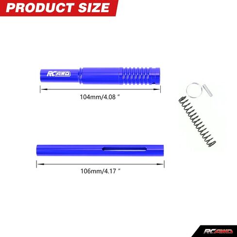 Center Driveshaft Set Aluminium for Arrma Big Rock Senton Vorteks Granite Typhon 3S BLX Mega 550 Upgrade Parts (Dark Blue) in Saudi Arabia