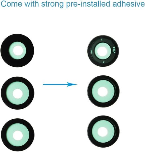 3PCS Original Back Rear Camera Glass Lens Replacement for Samsung Galaxy Z Fold 5 with Adhesive Preinstalled and Phone Repair Tool Kit Set in Kuwait